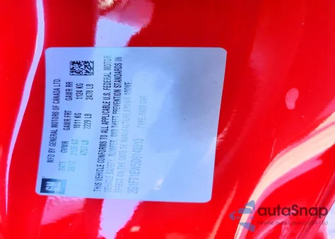 2013 Chevrolet Camaro 2Ss z USA, uszkodzony, nr VIN 2G1FT1EW5D9140313